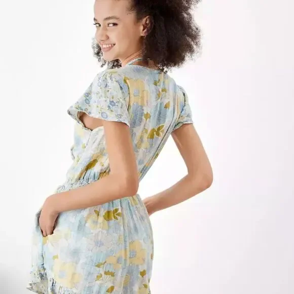 NWT American Eagle Brand Flower romper - Picture 2 of 8